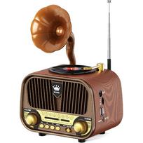 Nešiojamas radijas AM FM SW Bluetooth, tėčiui ir mamai, retro radijo imtuvai, vintažinis mažas tranzistorinis radijas su geriausiu garsu, įkraunamas per USB, puikus sukamasis rankenėlė,