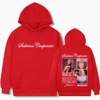 Sabrina Carpenter Short N' Sweet Tour Dvipusės Spaudos Viršutiniai Drabužiai Vyrams Moterims Drabužiai Harajuku Mada Estetika Hip Hop Hoodies S