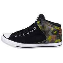 Converse Chuck Taylor All Star High Street Mados Aukštakulniai Drobės Batai Unisex Sportbačiai Juodi 168724F 45