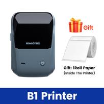 Niimbot B1 Belaidis Etikečių Spausdintuvas Baltos Spalvos Skaidrus Apvalus Lipnus Lipdukas Verslo Bluetooth Etikečių Spausdintuvas Popierius