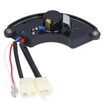 3 fazių 380V automatinis įtampos reguliatorius 5-6,5KW 8 laidai Generatoriaus AVR Pusmėnulio stiliaus įtampos reguliatorius lygintuvas juoda