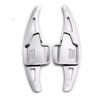 For Ford Focus Escape Kuga 2017 2018  Aluminum Steering Wheel Shift Gear Lever Gearshift Paddle Extension Interior Accessory sidabras