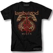 Lamb Of God Marškinėliai Roko Koncerto Turo Prekės Vint. Grafinis T-shirt 3XL