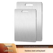 Dvipusis 304 nerūdijančio plieno antibakterinis pjaustymo lentelių rinkinys Mini 15*24 cm