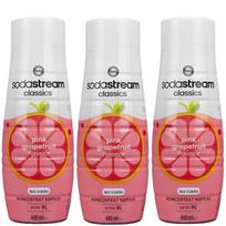 3x "SodaStream Pink Grejpfruit Zero" sirupas 440ml