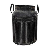 Gėlių Rustic Krūka Dekoratyvinis Metalinis su Rankena Sodybos Vaza Pieno Ąsotis Vaza Svetainei Stalo Puošmena Vestuvių Kaimo
