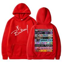 Karštas Išpardavimas Gobtuvėlis Dainininkė Britney Spears Albumo Viršelis Grafinis Gobtuvėlis Vyrai Moterys Ilgomis Rankovėmis Drabužis Laisvalaikio Viršus Harajuku Megztinis S