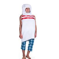 Smagūs boulingo cosplay kostiumai suaugusiems One size fits all adults balta