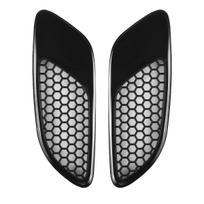2 vnt. Anglies pluošto išvaizdos variklio priekinės gaubto ventiliacijos angos oro paėmimo dangtelis Tinka BMW E90 E91 E92 E93 M3 Tipui 2007-2011 2012 2013 Glossy Black