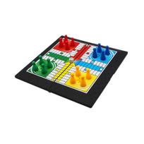 Ludo stalo žaidimas Kelioninis šeimos žaidimas su sulankstomu lenta vakarėliams laisvalaikiui Skraidantis šachmatų šeimos žaidimas Darželio žaislai