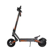 „Kukirin G2 800W“ elektrinis paspirtukas suaugusiems, 10 colių vakuuminės padangos, 48 ​​V 15,6 Ah, maksimalus greitis 45 km/h, sulankstomas dizainas, dviguba pakaba, IPX4, LED ekranas 48V 800W 15Ah+Bag (Split Up) pilka/juoda