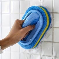 Magic Cleaning Sponge for Kitchen & Bathroom - Versatile for Glass, Walls, Toilets & Ceramics Including Gardens and Pools blue