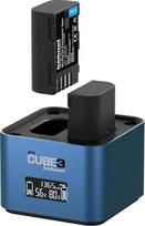 "Hähnel" - "ProCube3" - "Panasonic" - DSLR Duo įkroviklis - greitesnis įkrovimas - C tipo USB įvestis