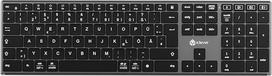 "iClever" belaidė "Bluetooth" klaviatūra su 3 "Bluetooth" kanalais, laidinė arba belaidė, įkraunama, vokiškas QWERTZ išdėstymas, skirta "Mac", "Windows", "iOS", "Chrome OS