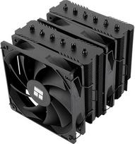 "TR Peerless Assassin 120 SE Black", 6 šiluminiai vamzdeliai, 2 x 155 mm aukšto aušinimo PWM TL-C12C, skirtas AM4/AM5 ir "Intel LGA 1851/1700/1150/1151/1200 (juodas PA120SE)