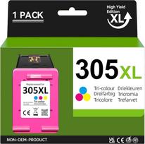 305 XL spalvotos kasetės, suderinamos su HP 305 spausdintuvo kasetėmis, skirtomis "Deskjet 4120e" spausdintuvo kasetėms, skirtoms "Deskjet 2710 2720 2722 DeskJet Plus 4100 4120 4130 Envy 6000 6010 6020 6032 Envy Pro 6420