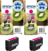 Epson EP64634 Originalus 202XL rašalas Kiwi (XP-6000, XP-6005, XP-6100, XP-6105), purpurinės spalvos (2 vnt.)
