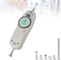 FORVE analoginis dinamometras, 500 N Mechanisches Kraftmessgerät, Instrumententester Mit Großem Zifferblatt, Zwei Spitzen- Und Spurmodi Und Umschaltbarer N/Kg-Einheit Für Genaue Messungen