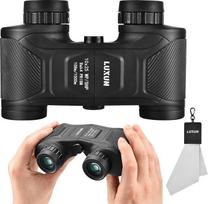 LUXUN 10x25 žiūronai suaugusiesiems, maži žiūronai su BaK4 prizme, IPD 58-79 mm, skirti paukščių stebėjimui, kelionėms, medžioklei