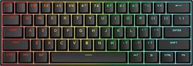 MCHOSE Ace60 Pro HE klaviatūra, 8000 Hz spartusis suveikimas, 0,01 mm RT tikslumas, laidinė 60 % RGB žaidimų klaviatūra su magnetiniu jungikliu, reguliuojamas suveikimo gylis, SOCD ir "Snap" klavišai, juoda