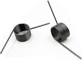 Torsioninė spyruoklė 10 v formos 65Mn plieno atsuktuvo spyruoklių spiralinė spyruoklė Žiedo vielos skersmuo 1,5 mm Kampas 60 90 120 180 laipsnių (13,5 mm (180 laipsnių), 8 mm)