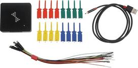USB loginis analizatorius 16 kanalų 400MHz Abtastrate 256MB SDRAM für WinXP-Win10 für macOS für Linux Protokoll Dekodierung schwarz
