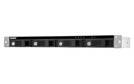 QNAP TR-004U saugojimo diskų korpusas HDD / SSD aptvaras Juoda, Pilka 2.5/3.5"