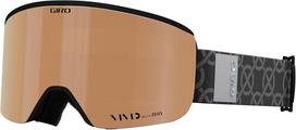 Slidinėjimo akiniai Giro Ella Black Monogram, juodi/rožiniai