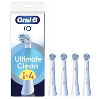 Oral-B iO Ultimate Clean Replacement Brush Heads 4 Pack, White