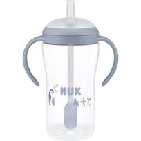 NUK Perfect Match Penguin butelis su šiaudeliu 8m+ 260 ml