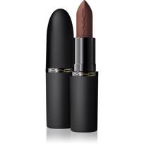 MAC Cosmetics Powder Kiss Hazy Matte matiniai lūpų dažai atspalvis Chestnut 3.5 g