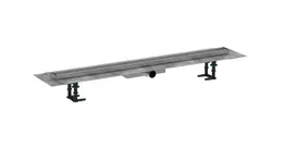 Hansgrohe RainDrain Compact dušo latakas, 100 cm, plytelėms, su grotelėmis, 56171000
