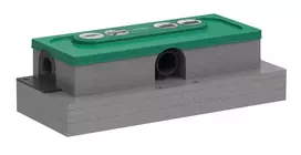 Hansgrohe uBox universal - pagrindinis korpusas dušo latakams, sifono korpusas plokščiam montavimui 01000180