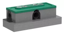 Hansgrohe uBox universal - pagrindinis dušo latako korpusas, sifono korpusas standartiniam montavimui 01001180