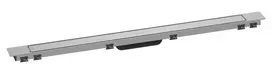 Hansgrohe RainDrain Match Plus dušo latakas 100 cm, su grotelėmis, šlifuoto plieno, 56217800