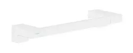 Hansgrohe AddStoris - Dušo durų rankena, ilgis: 400 mm, matinės baltos spalvos 41759700