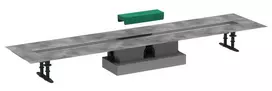 Hansgrohe uBox universal - pilnas komplektas standartiniam montavimui 1200 dušo latakų apdailos komplektams, nerūdijantis plienas 56027180