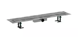 Hansgrohe RainDrain Compact dušo latakas 90 cm, su grotelėmis, šlifuoto nerūdijančio plieno, 56180800