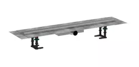 Hansgrohe RainDrain Compact dušo latakas 80 cm, su grotelėmis, šlifuoto nerūdijančio plieno, 56166800