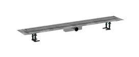 Hansgrohe RainDrain Compact dušo latakas, 120 cm, plytelėms, su grotelėmis, 56185000