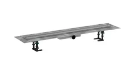Hansgrohe RainDrain Compact dušo latakas 90 cm, su grotelėmis, šlifuoto nerūdijančio plieno, 56168800