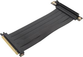 "Bewinner PCIE 4.0 X16 Riser" kabelis, lanksti didelės spartos išplėtimo kortelė, 90 laipsnių GPU išplėtimo kabelis, skirtas RTX 4090, suderinamas su RTX 40 serijos, RX 7000 serijos ir kt. įrenginiais (juodas)