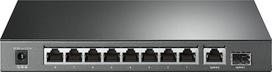 "TP-Link TL-SG1210P" 10 prievadų gigabitinis stalinis komutatorius su 8 PoE+ prievadais, lengvas paleidimas