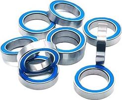 10 vnt. 6701RS guolių ABEC-7 12x18x4 mm Hobby elektrinis RC automobilis 6701 RS 2RS rutuliniai guoliai 6701-2RS mėlyni sandarūs