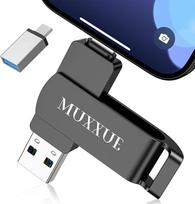Atminties kortelė telefonui USB atmintinė 128GB be programėlės atsisiuntimo 3 in 1 USB atmintinė telefonui, kilimėliui, OTG "Android" mobiliajam telefonui, kompiuteriui