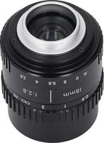 Fabater 18 Mm F2.8 Weitwinkelhandbuch Lens Aluminiumlegierung Kamera -Objektiv für Makro -4/3 Mount Kameras, Ultra Breite Panoramablikationen für die Landschaftsfotografie auf Panoramablikationen