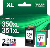 LOFBLAT 350XL 351XL kasetės pakeičia HP 350 351 spausdintuvų kasetes Deskjet D4260 D4360 D5360 Officejet J5780 J6410 Photosmart C4280 C4380 C4480 C4580 C5180 C5280 0