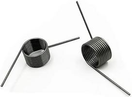 Torsioninė spyruoklė 5 vnt. V formos 65Mn plieno atsuktuvo spyruoklė Helicaltorsio žiedo vielos skersmuo 1,5 mm kampas 60/90/120/180 laipsnių (4,5 mm (120 laipsnių), 12 mm)