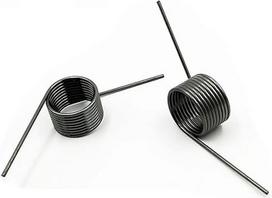 Torsioninė spyruoklė 5 vnt. vielos skersmuo 2,5 mm 65Mn plienas Maža spiralinė V formos (15 mm (6 ratai), 30 mm, 2,5 mm (180 laipsnių))