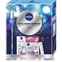 Nivea Hyaluron Heroes rinkinys veidui (serumas 15 ml. + dieninis kremas 50 ml. + lūpų balzamas 4.8 g.) - 1 vnt.